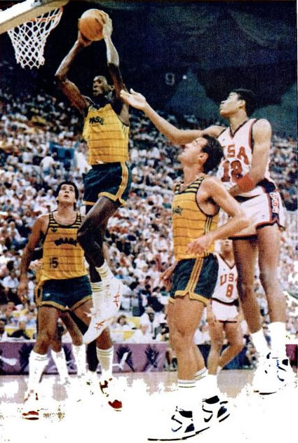 Jogos Pan-Americanos de Basquete (1987) - Brasil x EUA 