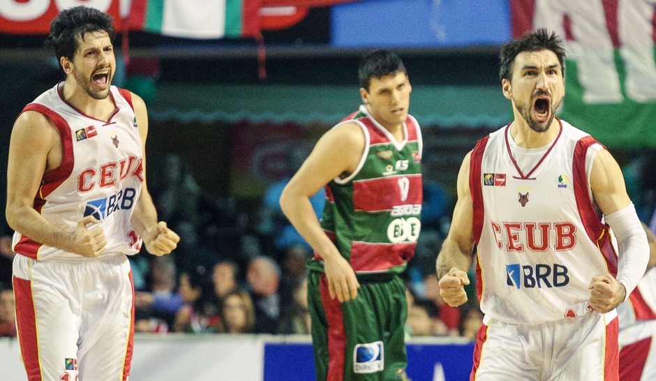 Osimani e Guilherme Giovannoni tiveram participações decisivas no título do Brasília (Samuel Vélez/FIBA Américas)