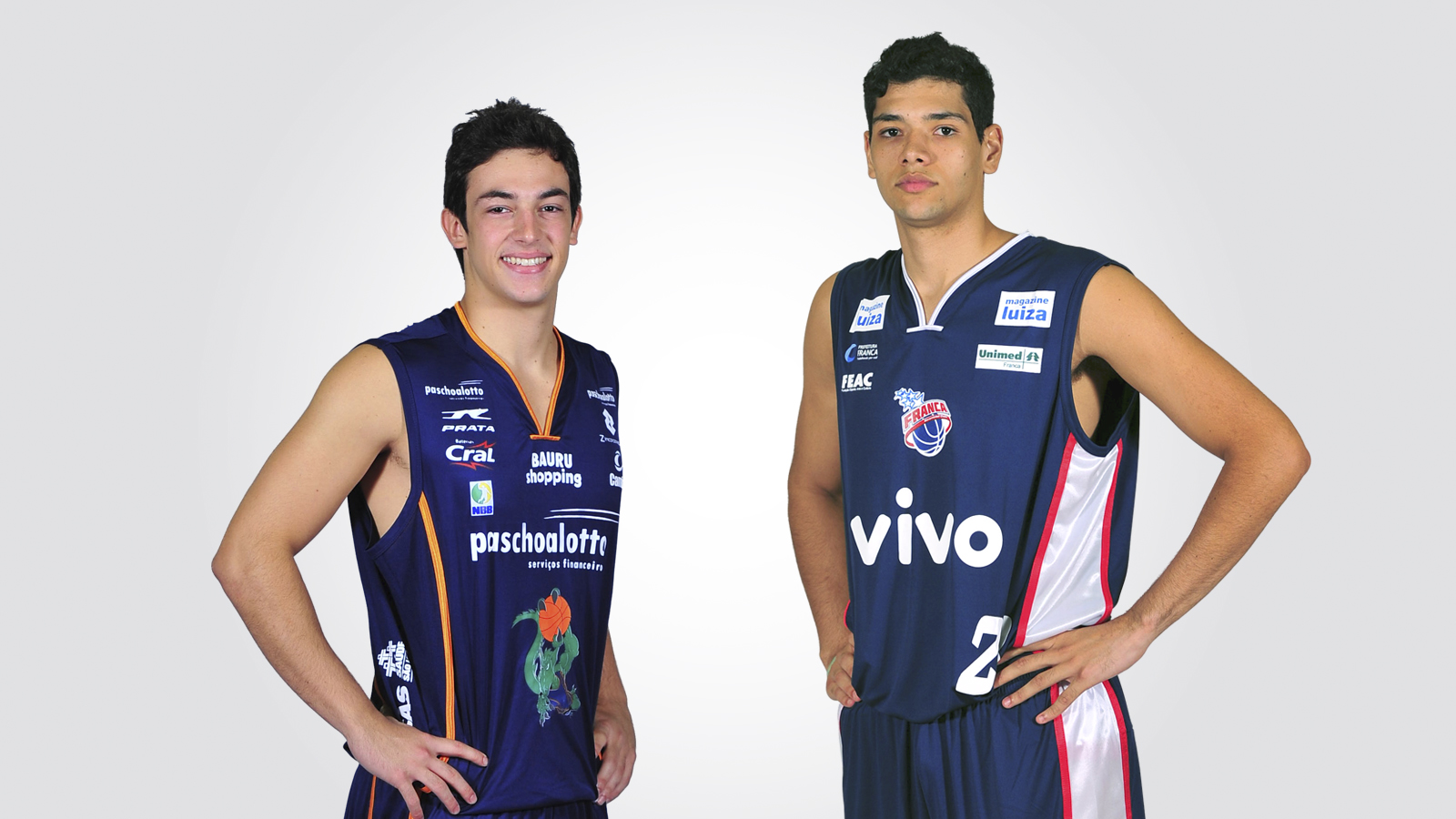 Ricardo e Léo serão os atletas mais jovens no Jogo das Estrelas 2014 (Montagem/LNB)