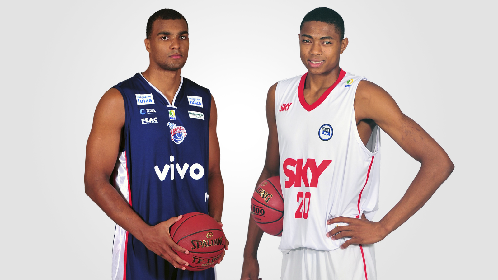 Inscritos no Draft 2014, Lucas (à esq.) e Bruno (à dir.) podem ingressar na NBA (Arte/LNB)
