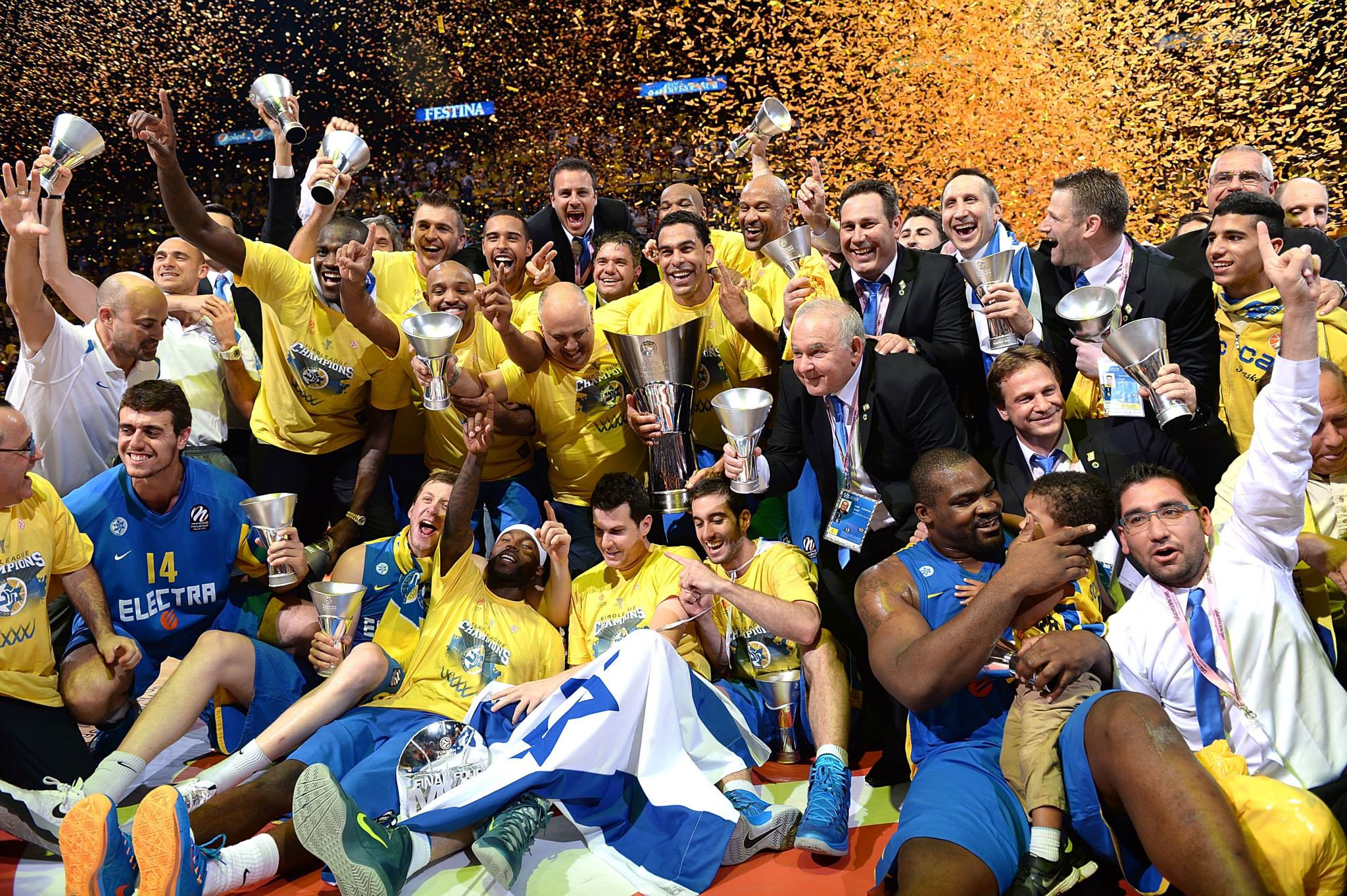 Campeão da Euroliga, Maccabi Tel Aviv será o adversário do Flamengo no Mundial (Divulgação/FIBA)