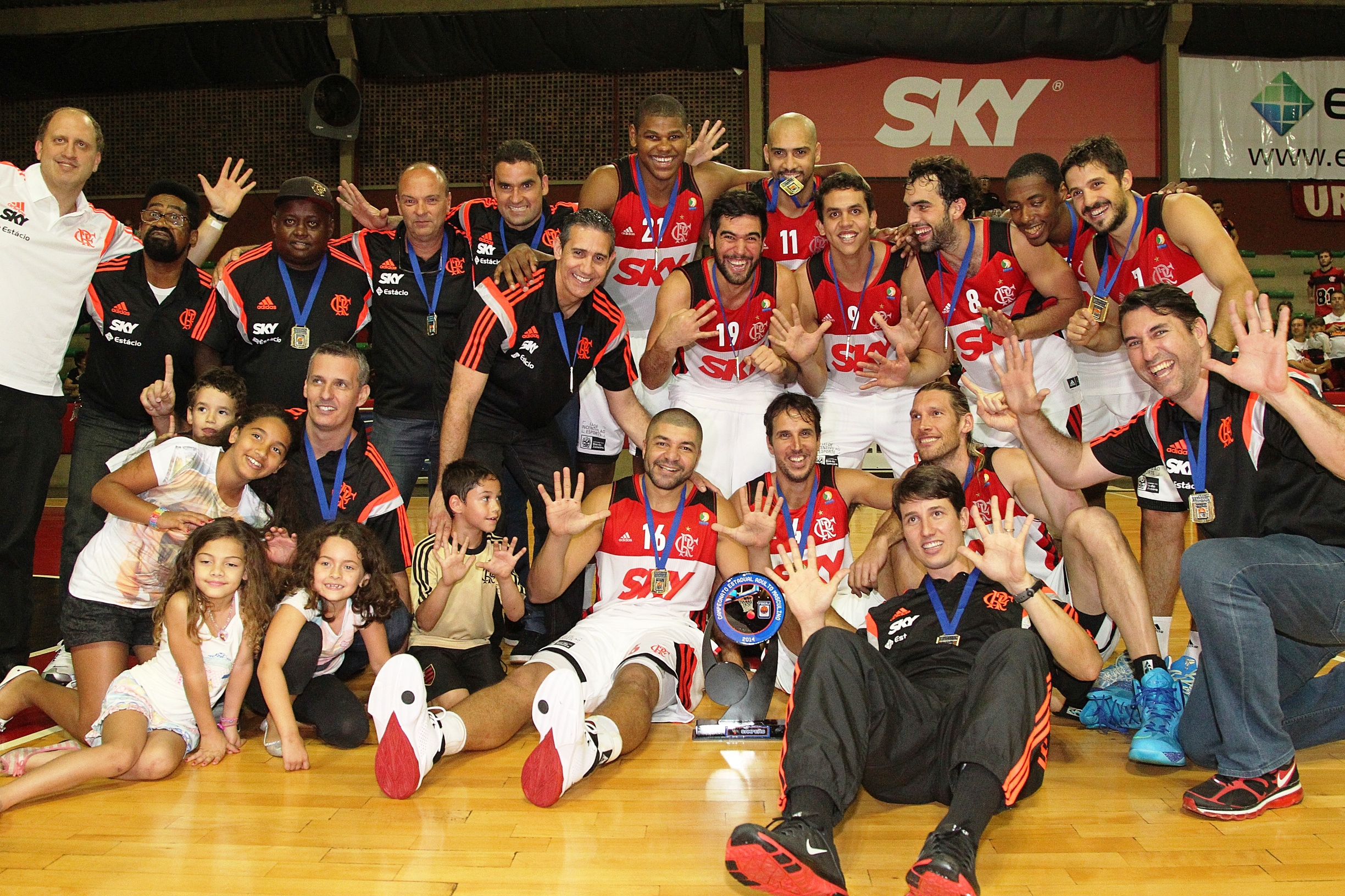 Orgulho da Nação, basquete do Flamengo conquistou o título estadual pela décima vez seguida (Gilvan de Souza/Flamengo)