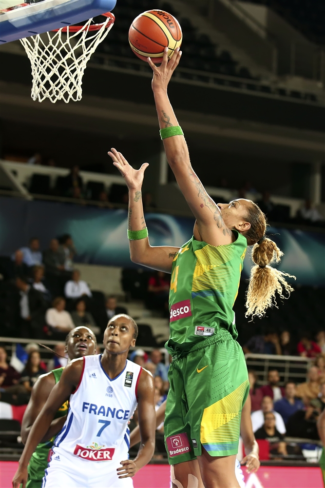Érika de Souza foi a cestinha do Brasil no Mundial, com média de 10,8 pontos por partida (FIBA/Divulgação)