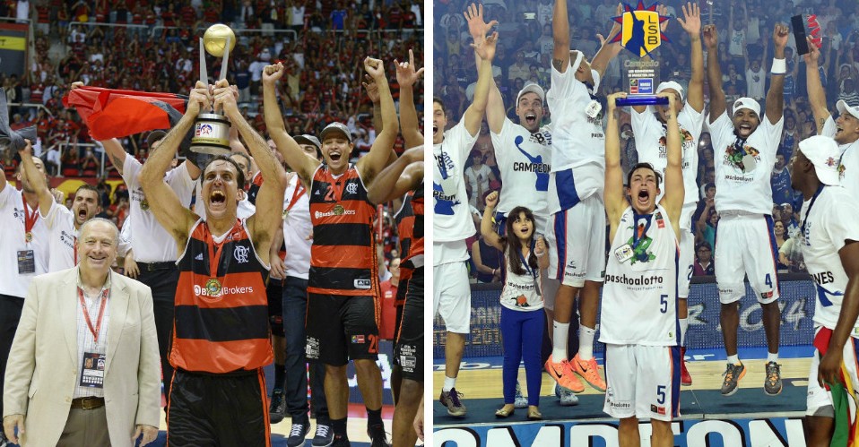 Campeão da Liga das Américas ou campeão da Liga Sul-Americana? Flamengo ou Bauru? Quem leva a melhor? (Montagem/LNB)