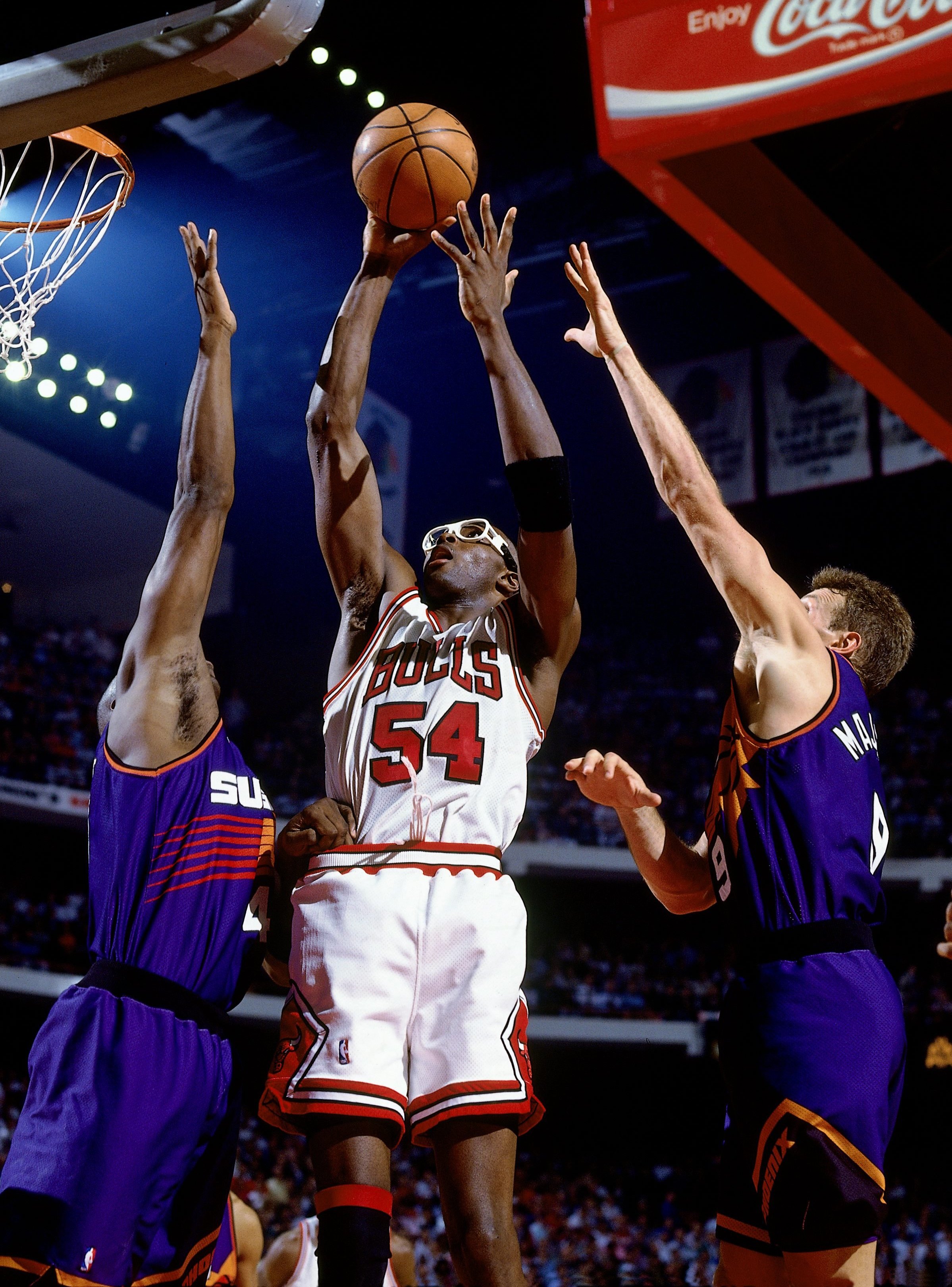 Atuando com a camisa do Chicago Bulls, Horace Grant venceu três títulos da NBA Getty Image)