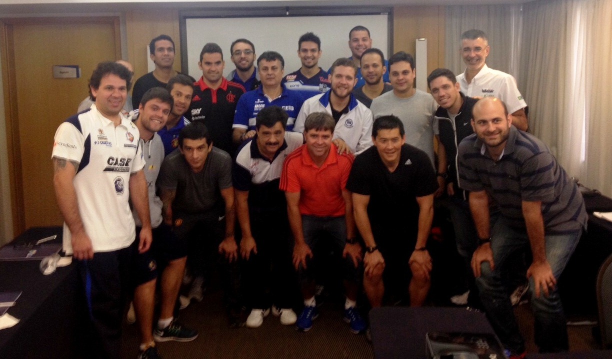 Preparadores físicos das equipes do NBB e da Liga Ouro marcaram presença no encontro em São Paulo (Divulgação/LNB)
