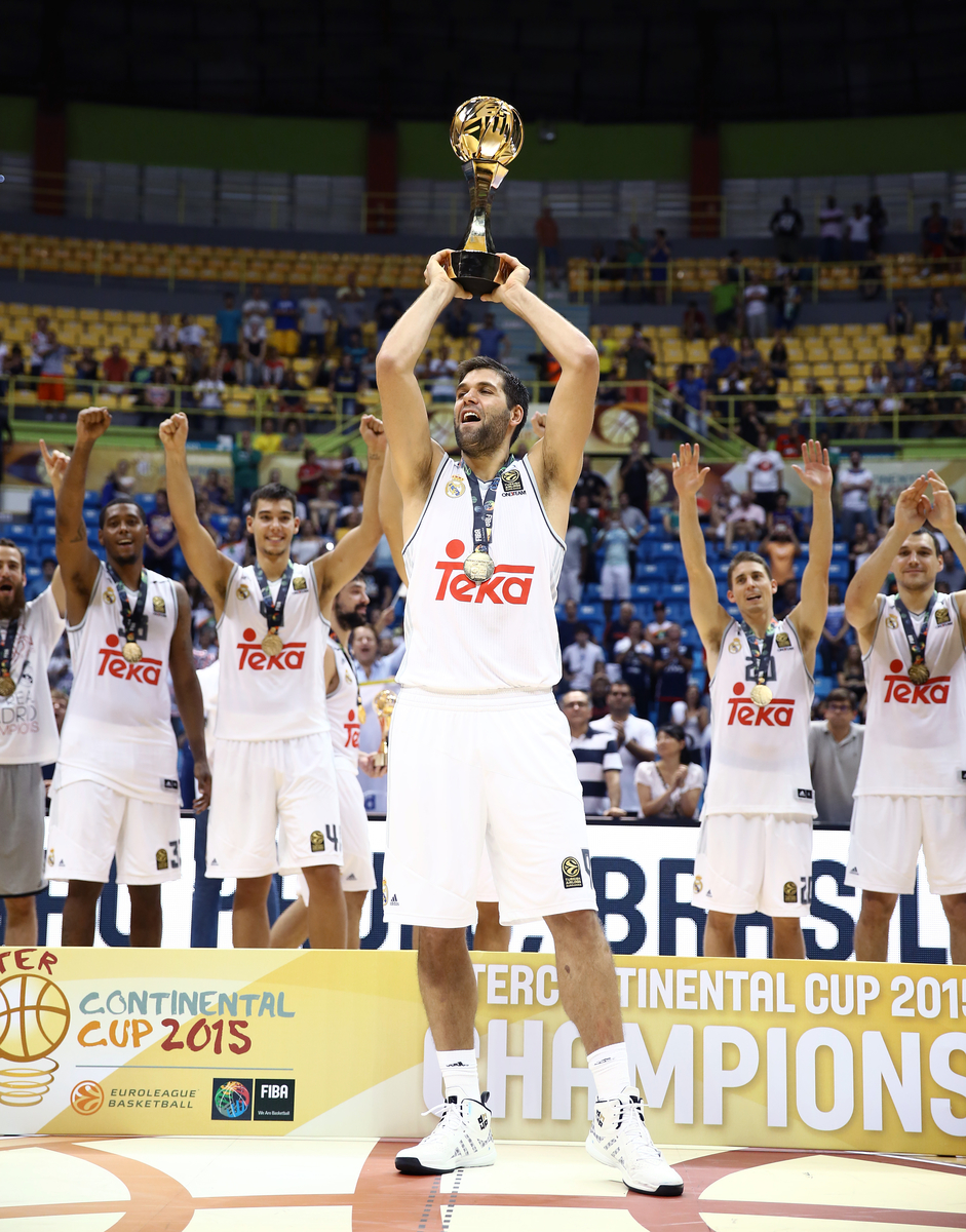 Felipe Reyes foi o capitão do 5º título mundia do Real Madrid na história (José Jimenez Tirado/FIBA)