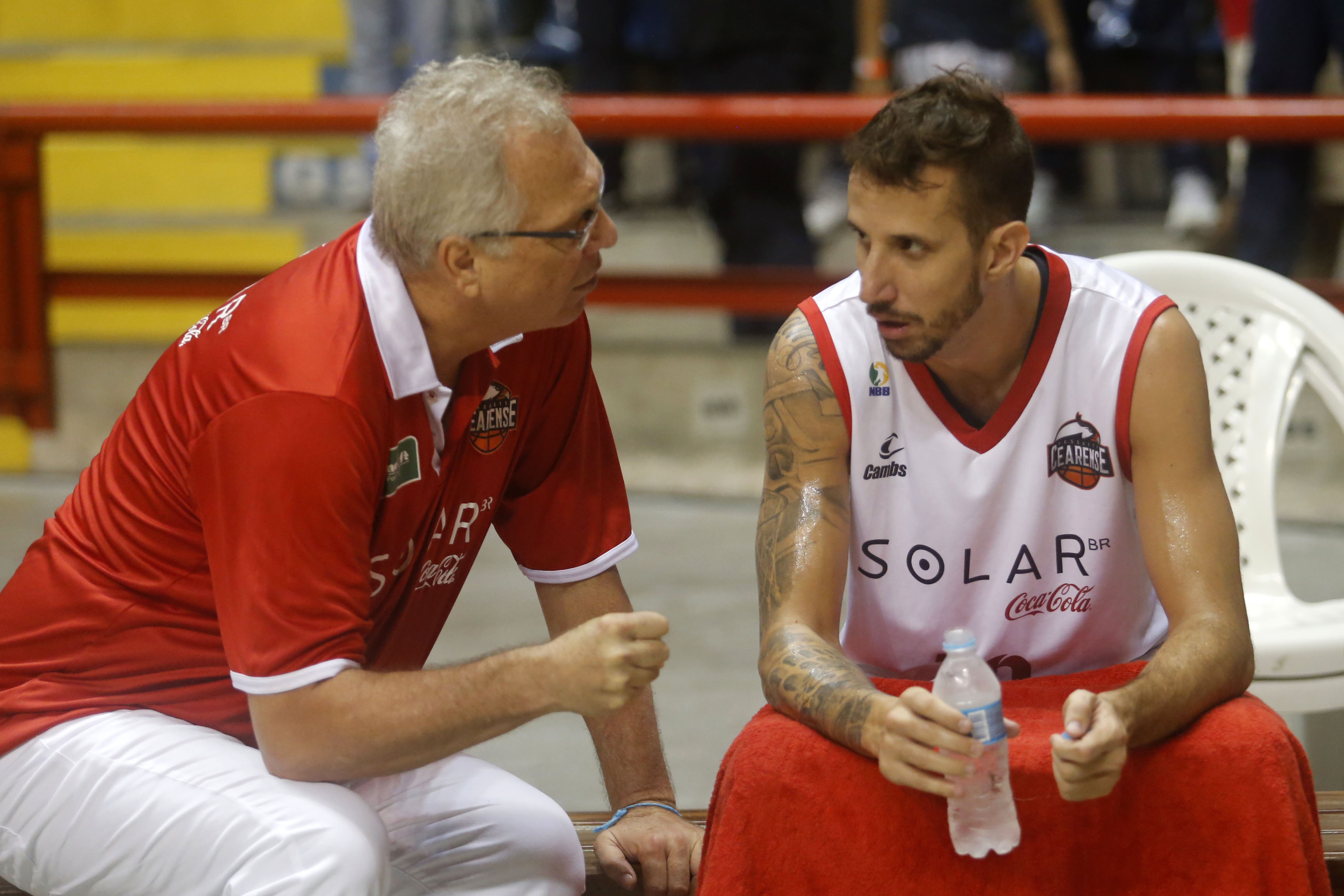 Alberto Bial e Duda Machado, do Basquete Cearense