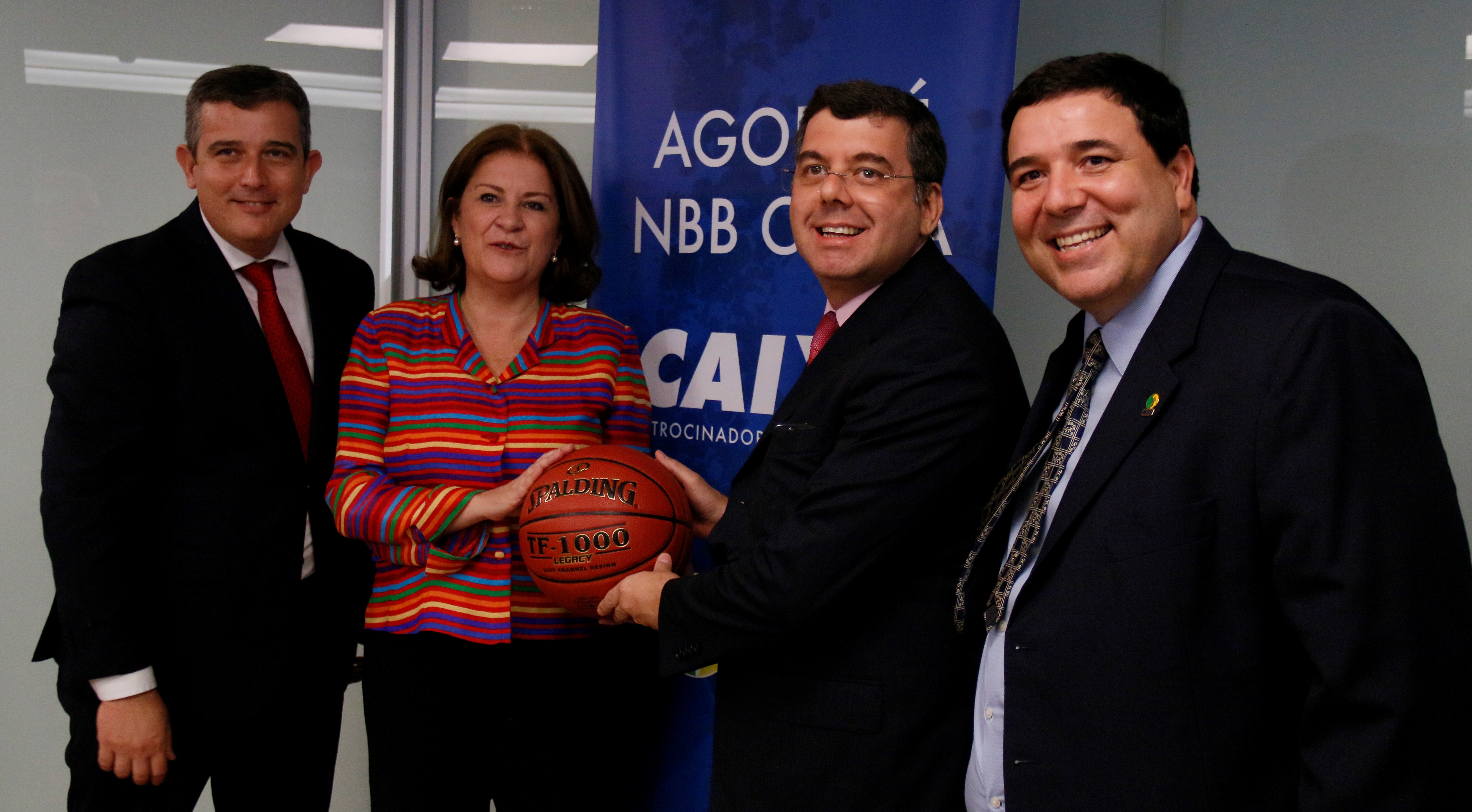 Secretário Nacional de Esporte de Alto Rendimento, Ricardo Leyser esteve presente no evento de assinatura de contrato entre CAIXA e LNB (Alex Tavares/Divulgação)