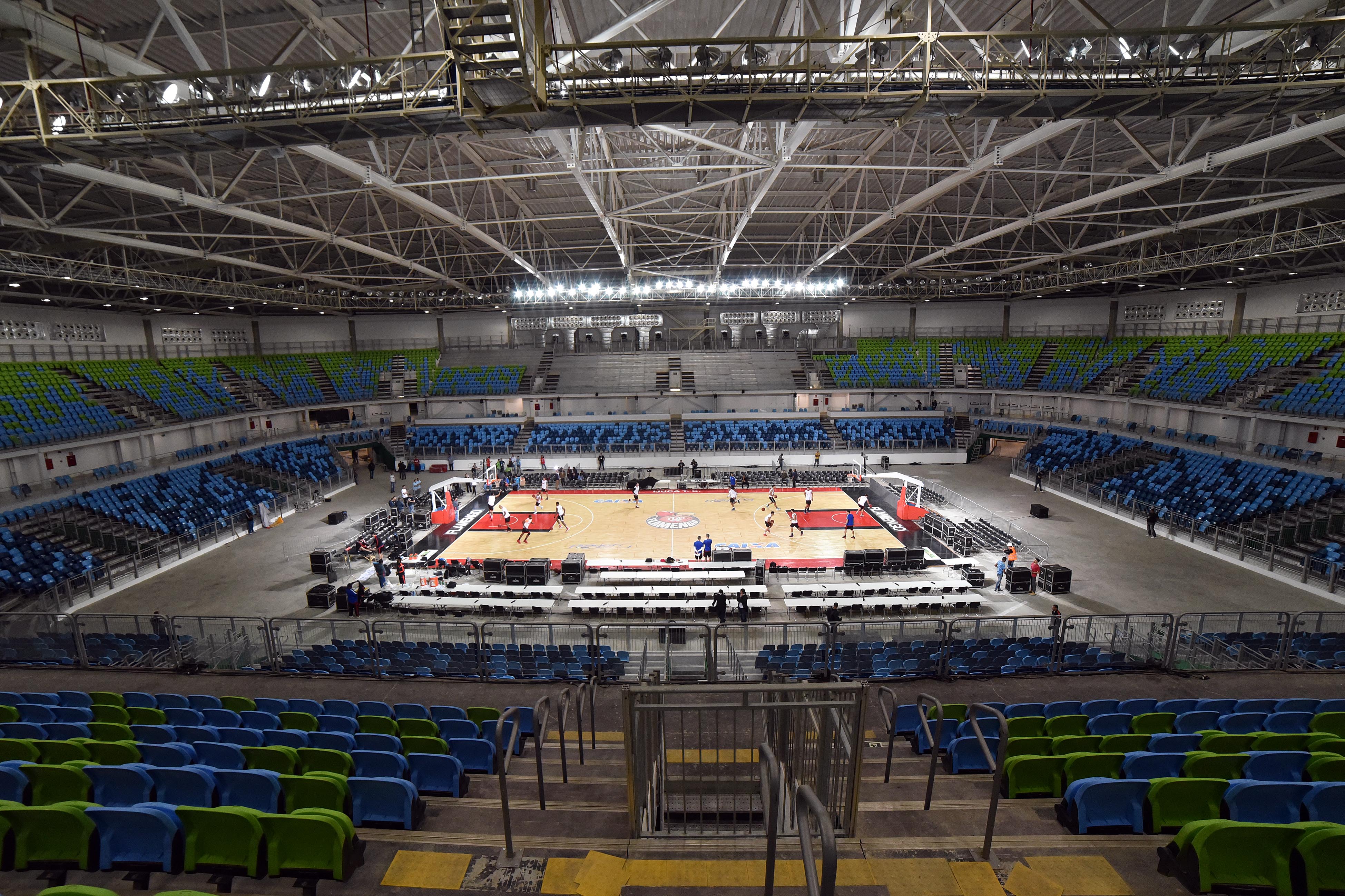 Arena Carioca 2 tem capacidade para 10.000 pessoas e será palco dos combates do judô e luta greco-romana nas Olimpíadas (João Pires/LNB)