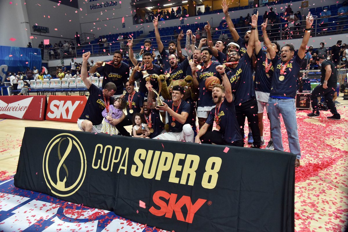 Copa Super 8 é o primeiro título nacional do basquete do Minas